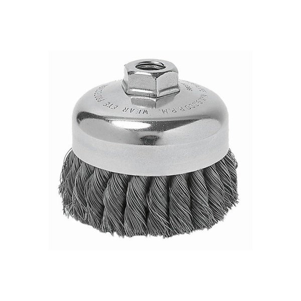 Metabo Wire Wheel 2 3/4" x 5/8-11" CARBON KNOT BRUSH 655200000